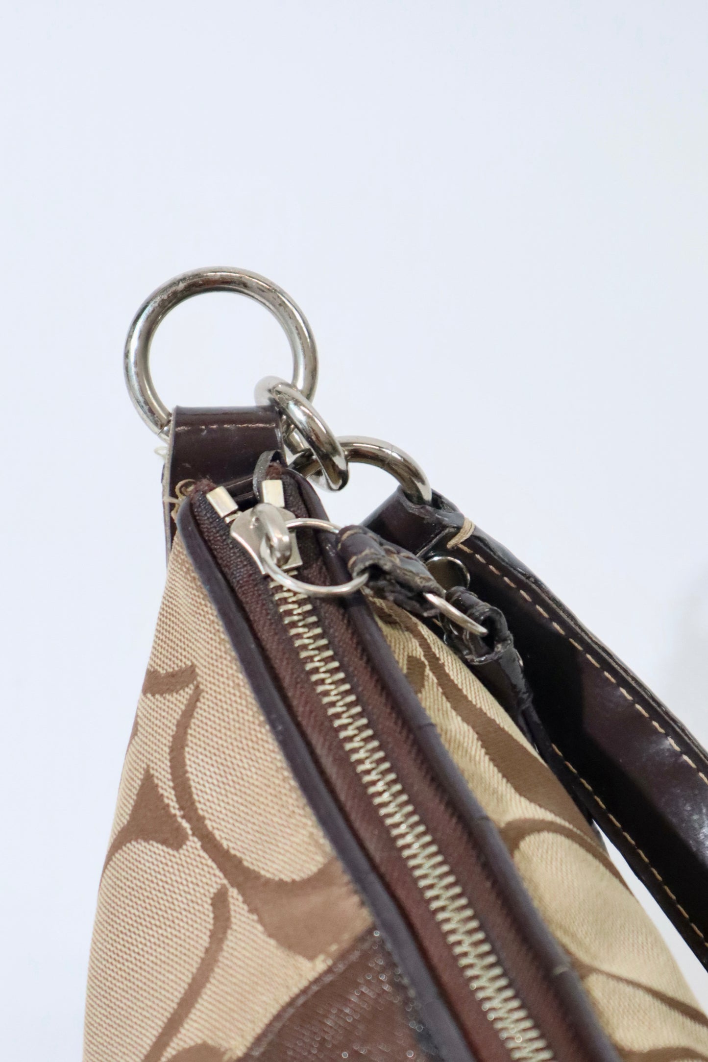 Coach 2 Way Bag in Brown (style F17439)