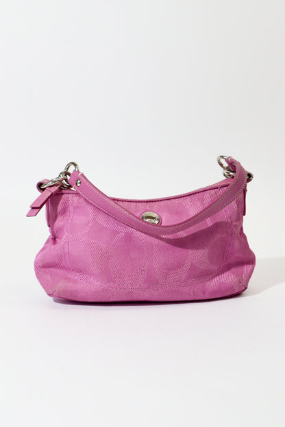 Coach 2 Way Bag in Pink Denim (style F15233)