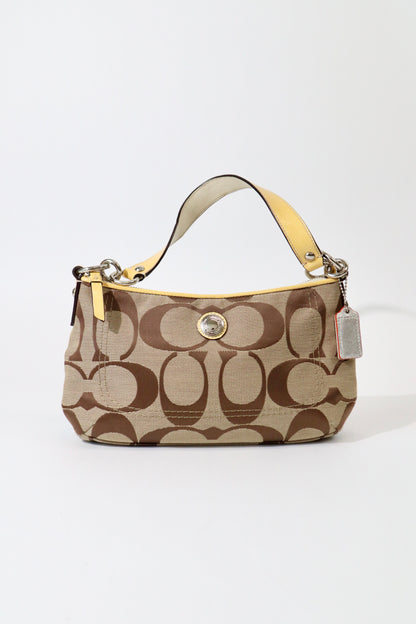 Coach 2 Way Bag in Yellow (style F15231)