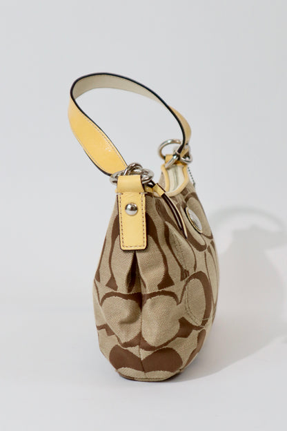 Coach 2 Way Bag in Yellow (style F15231)