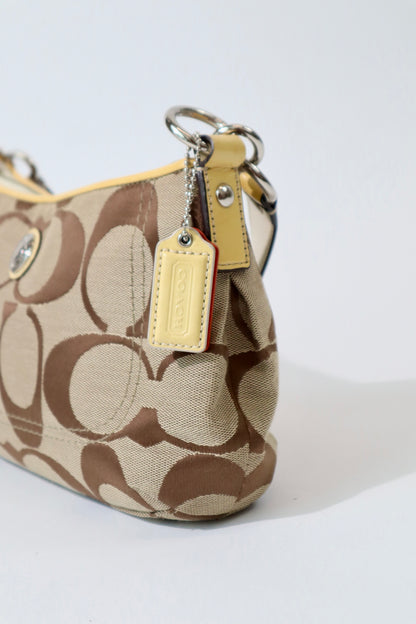 Coach 2 Way Bag in Yellow (style F15231)