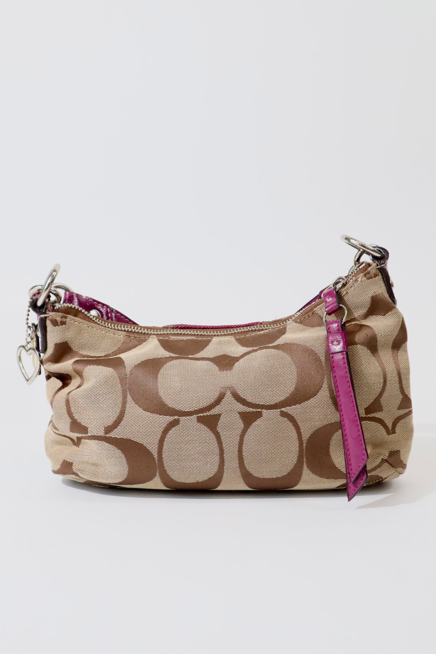 Coach 2 Way Bag in Purple (style F19218)