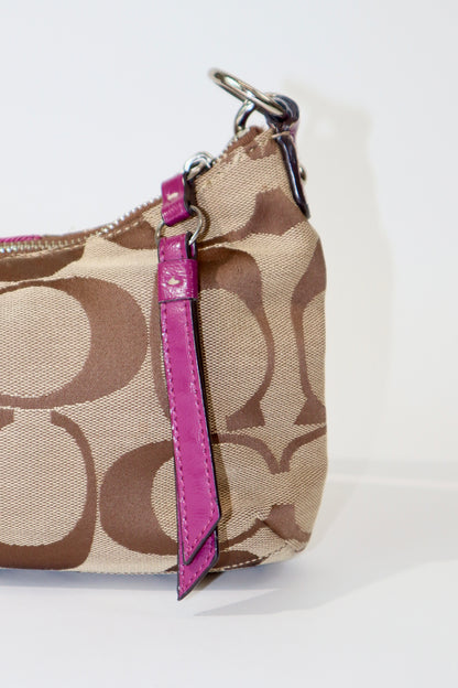 Coach 2 Way Bag in Purple (style F19218)