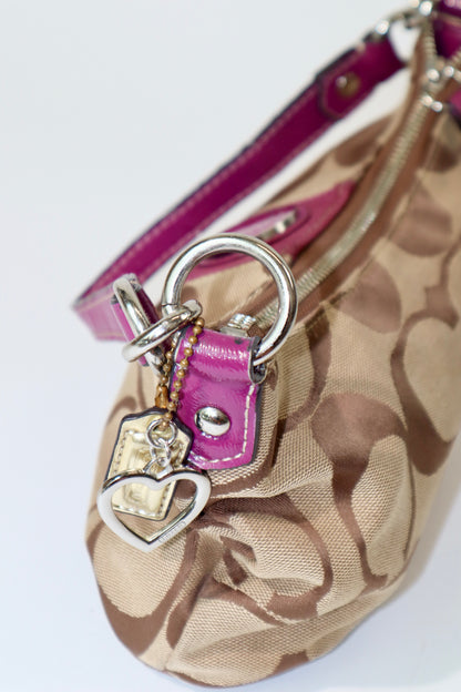 Coach 2 Way Bag in Purple (style F19218)