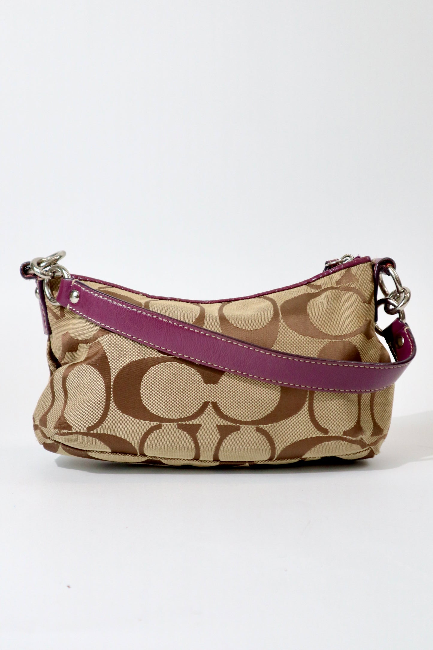 Coach 2 Way Bag in Purple (style F15111)