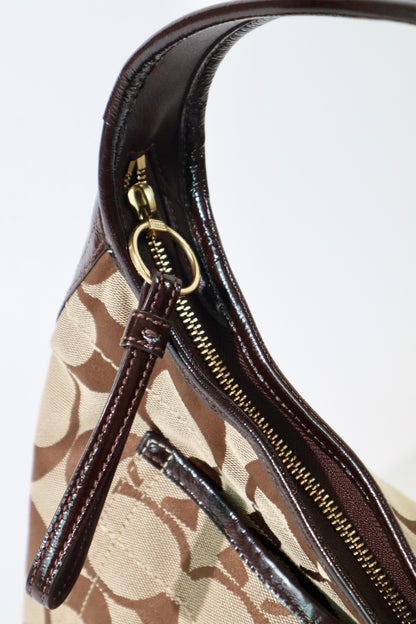 Coach Signature Ergo in Classic Brown with Turn-Lock (Large) - 11601 (Copy)