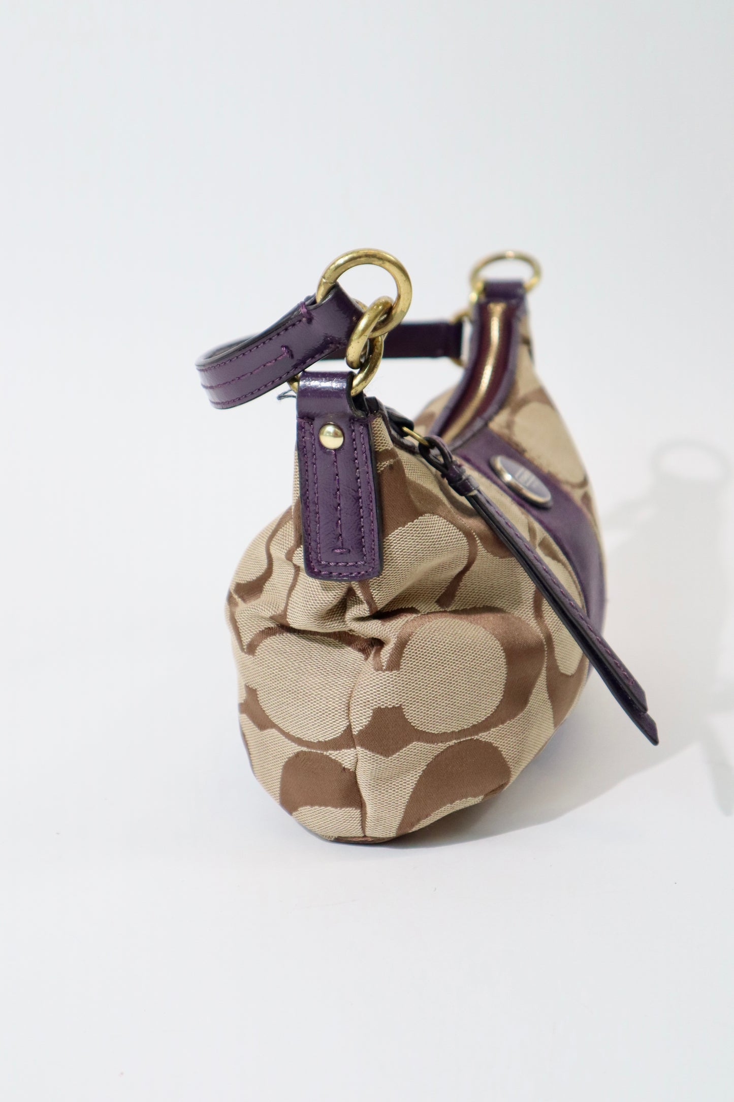 Coach 2 Way Bag in Purple (style F23544)