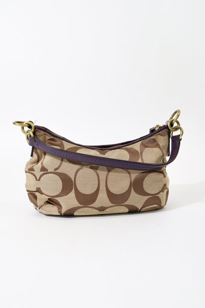 Coach 2 Way Bag in Purple (style F23544)