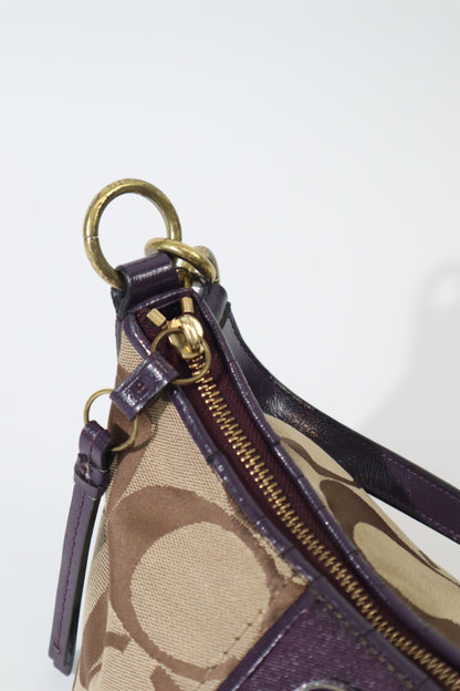 Coach 2 Way Bag in Purple (style F23544)