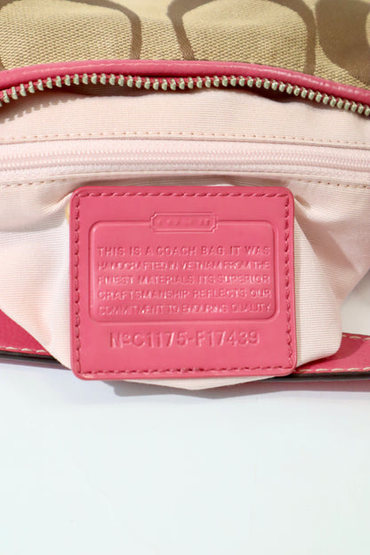 Coach 2 Way Bag in Pink (style F17439)