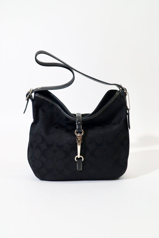 Vintage Coach Signature Hamptons Hobo Shoulder Bag (style 6845)