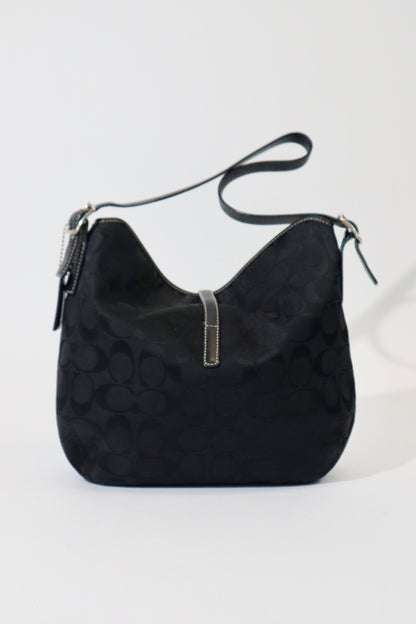 Vintage Coach Signature Hamptons Hobo Shoulder Bag (style 6845)
