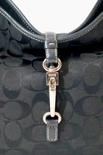 Vintage Coach Signature Hamptons Hobo Shoulder Bag (style 6845)