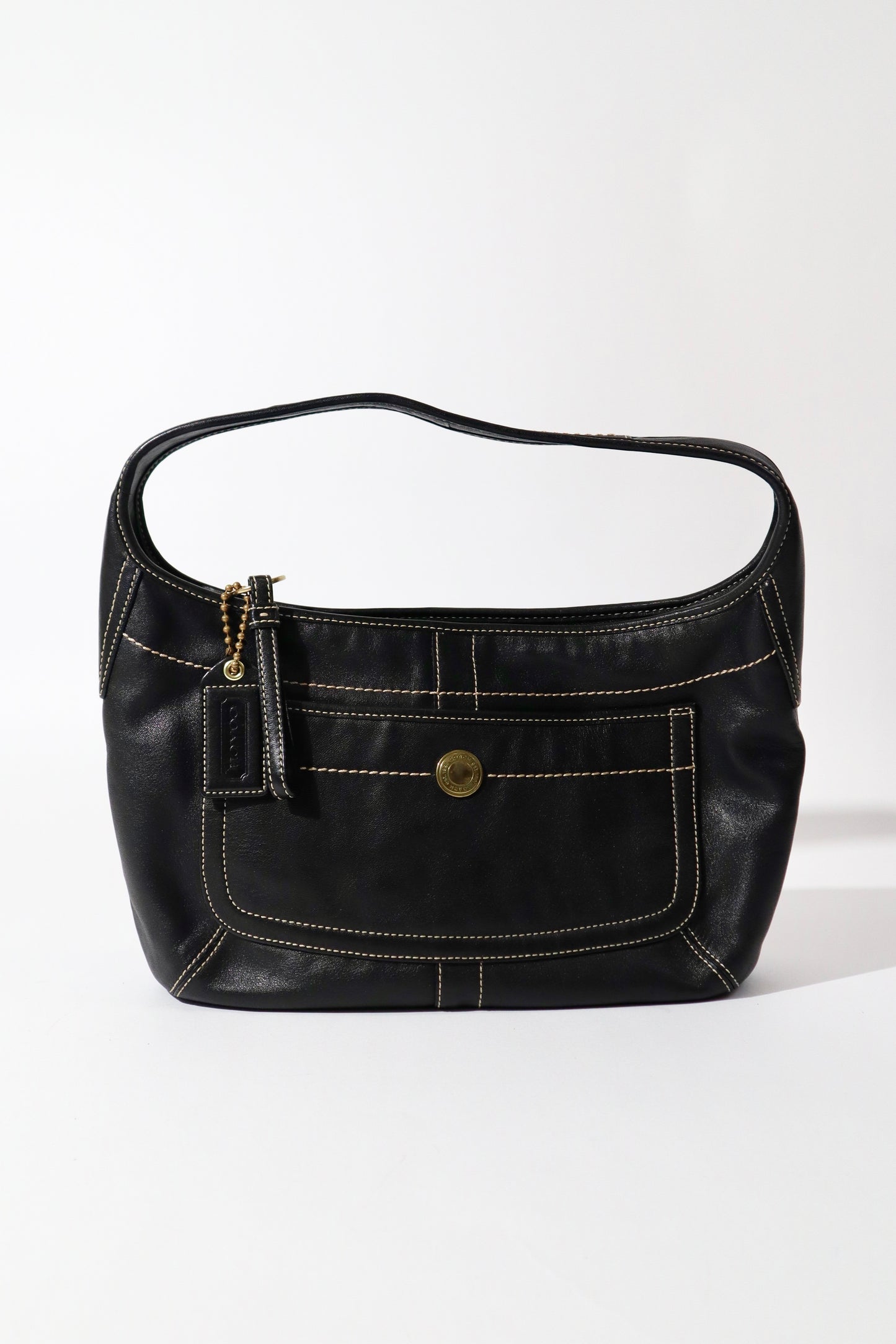 Coach Signature Ergo in with Turn-Lock in Black leather - 11283