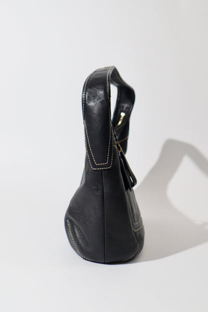 Coach Signature Ergo in with Turn-Lock in Black leather - 11283