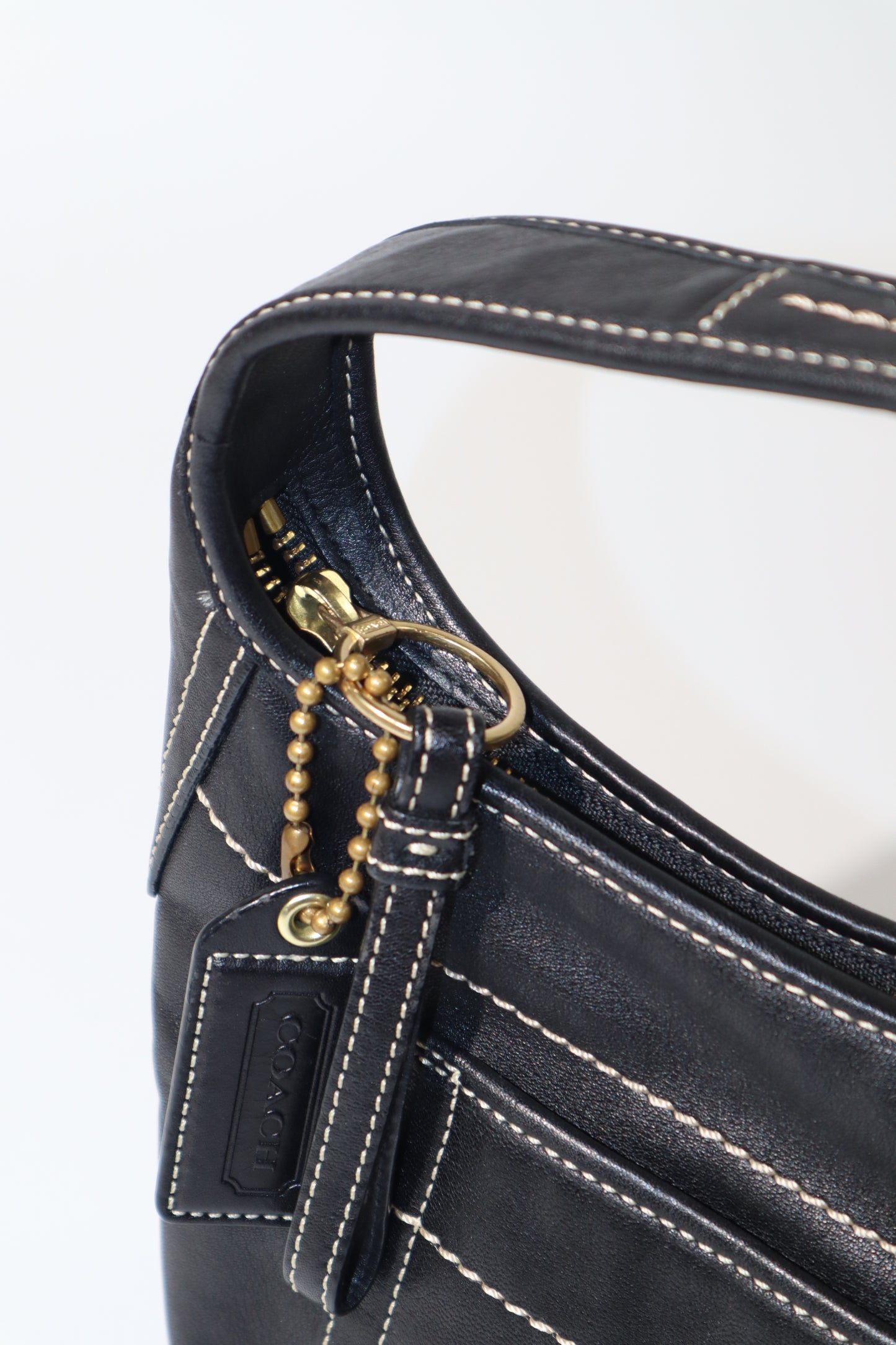 Coach Signature Ergo in with Turn-Lock in Black leather - 11283