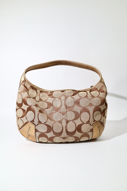 Coach Signature Ergo in Classic Brown with Turn-Lock (Large) - 11601