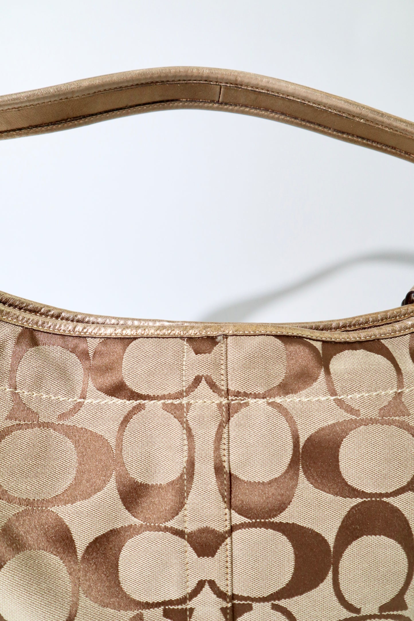 Coach Signature Ergo in Classic Brown with Turn-Lock (Large) - 11601