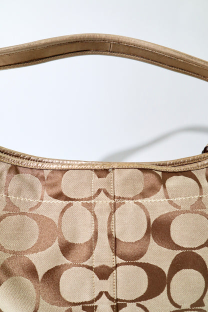 Coach Signature Ergo in Classic Brown with Turn-Lock (Large) - 11601