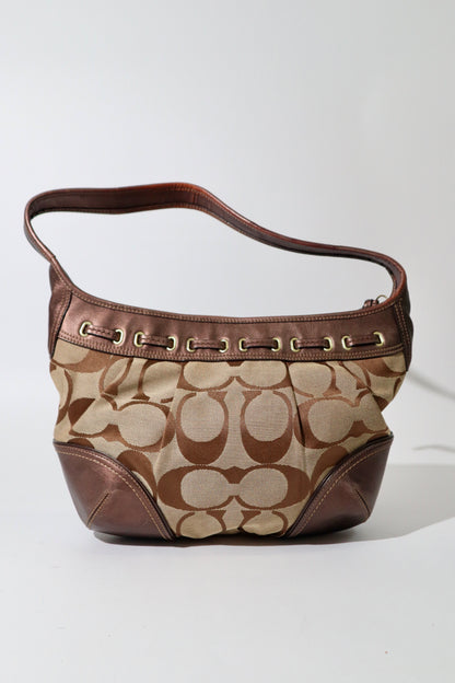 Coach Ergo with Bow Shoulder Bag in Bronze (12719)