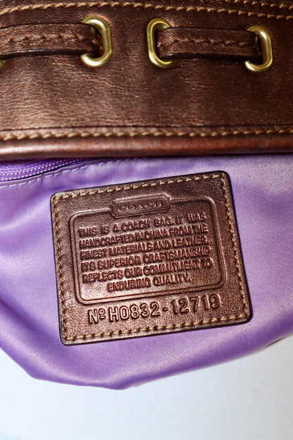 Coach Ergo with Bow Shoulder Bag in Bronze (12719)