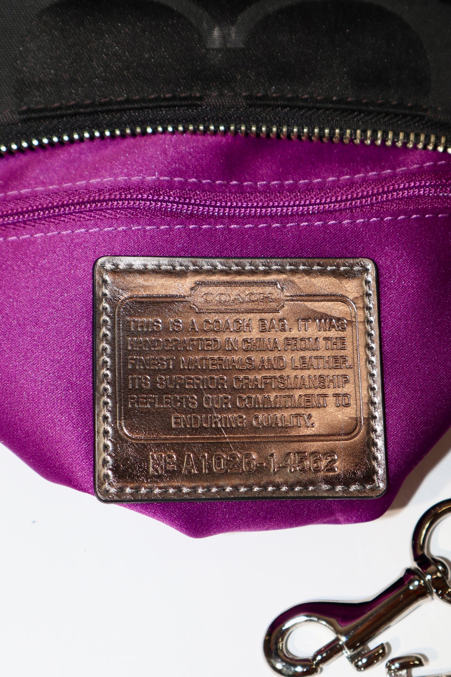 Coach Poppy Signature Canvas Shoulder Bag in Black - 14562