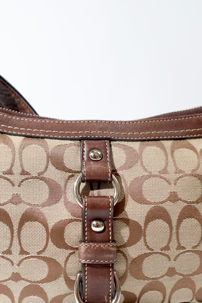 Coach Hamptons Hobo – Brown – Style F14447