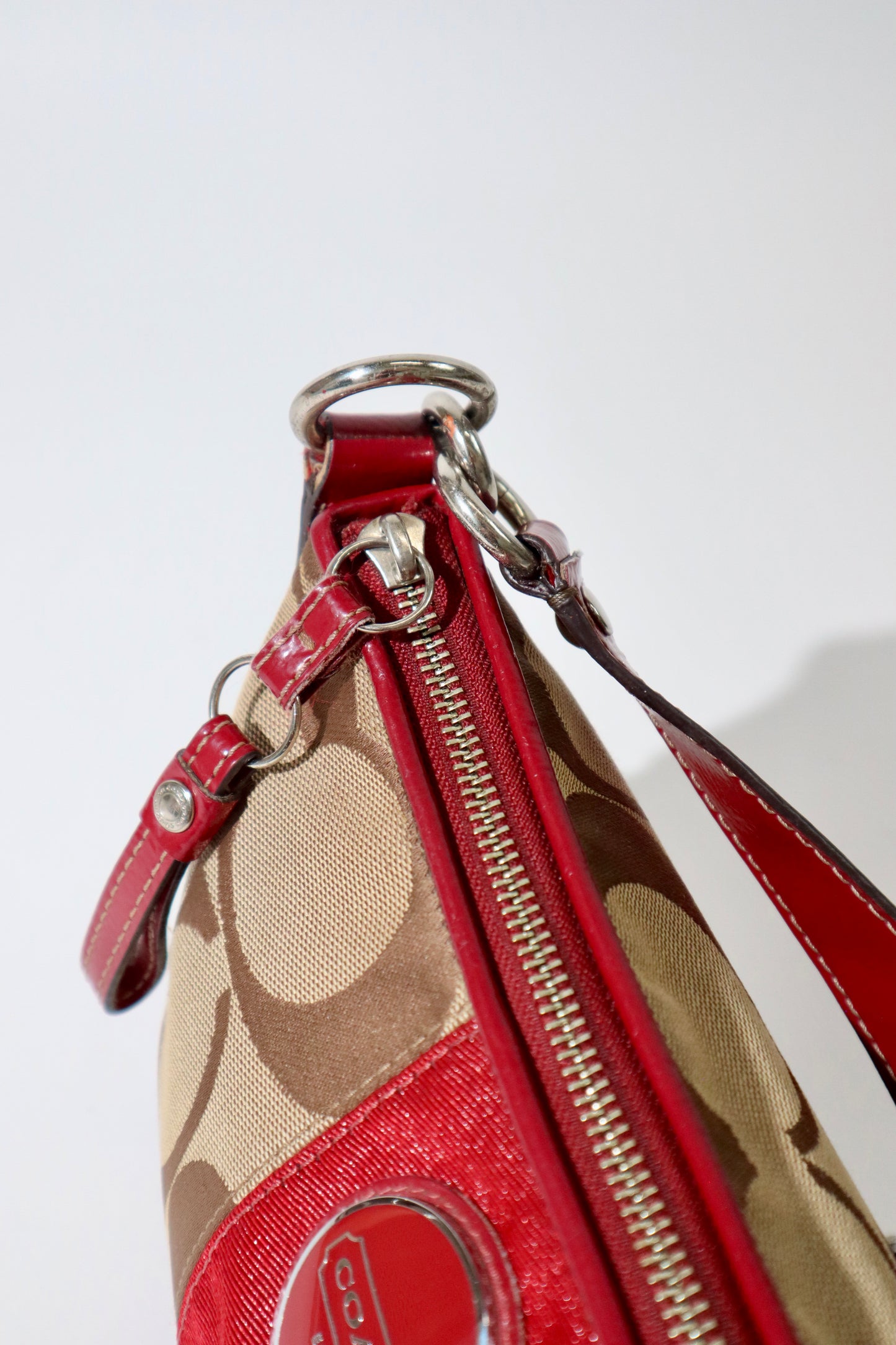 Coach 2 Way Bag in Red (style F17439)