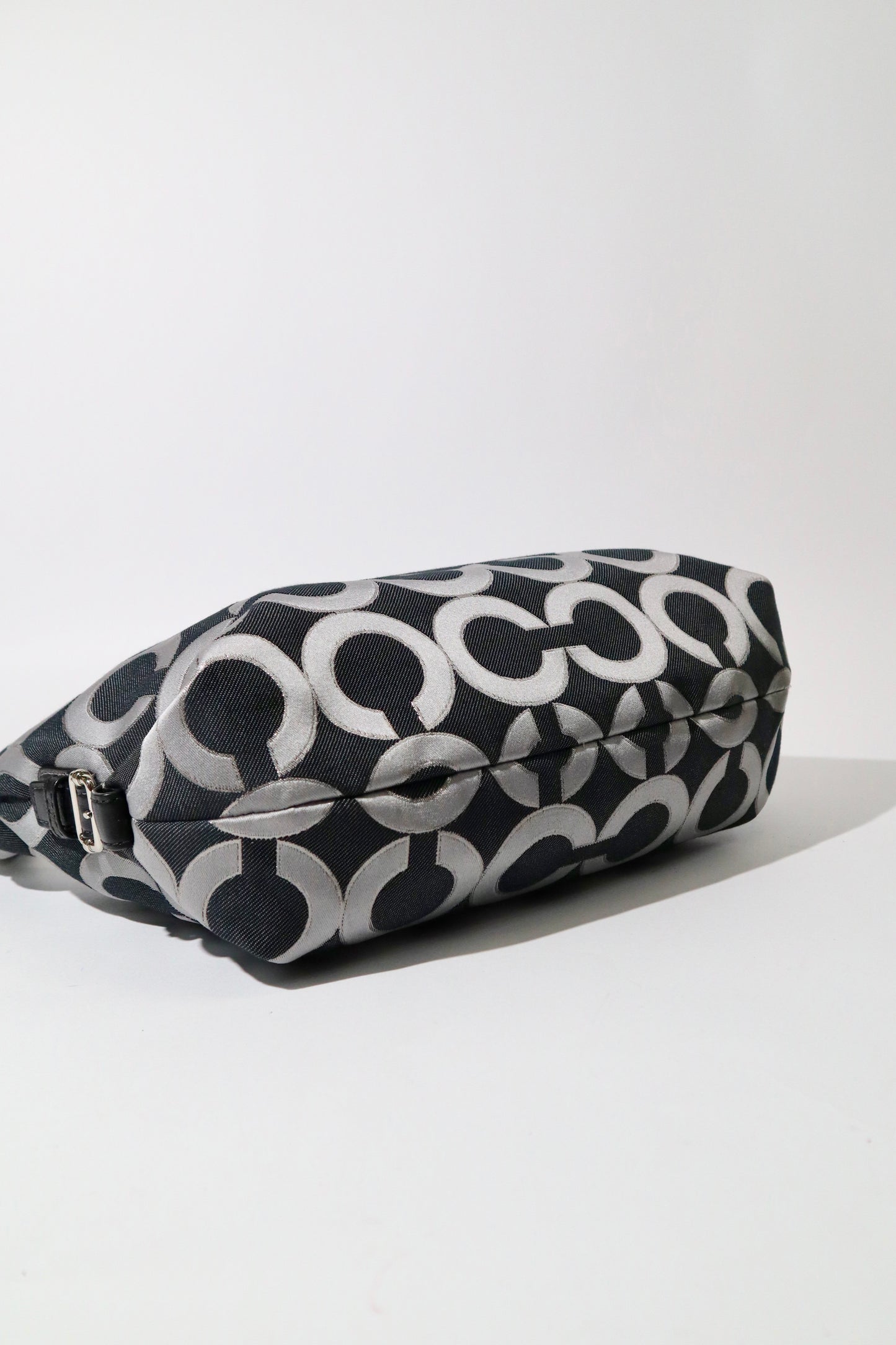 Coach Madison Op Art Shoulder Bag – Black/Grey – Style 18596
