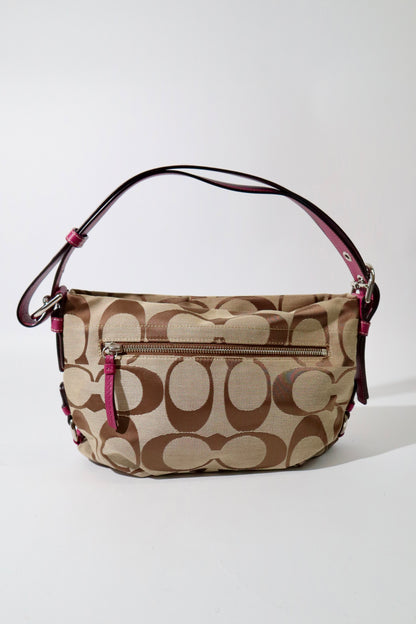 Coach Signature Canvas Crossbody Bag in Purple - F15068