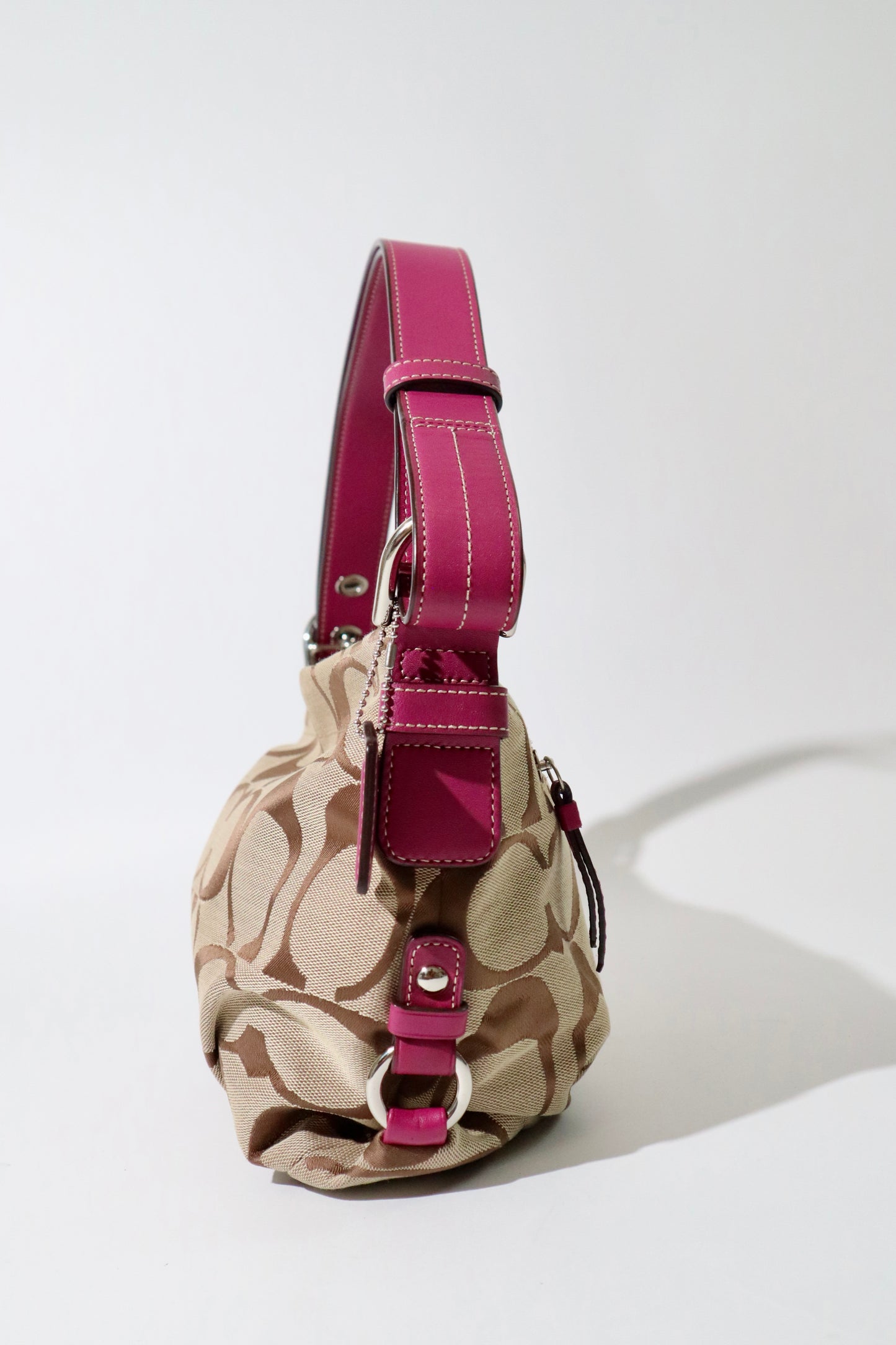 Coach Signature Canvas Crossbody Bag in Purple - F15068
