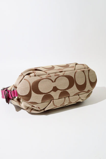 Coach Signature Canvas Crossbody Bag in Purple - F15068