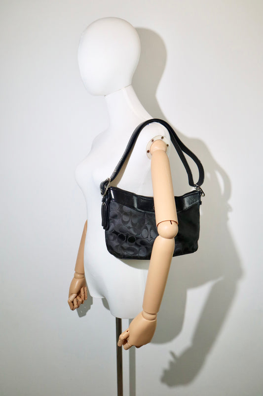 Coach Ashley Signature Satchel / Shoulder Bag – Signature Canvas – Style F15511