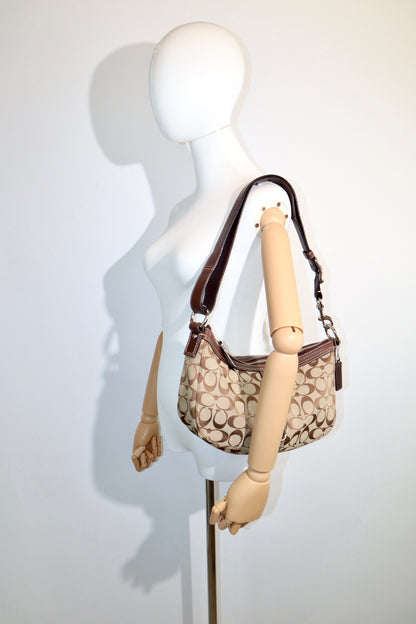 Coach Hamptons Hobo – Brown – Style F14447