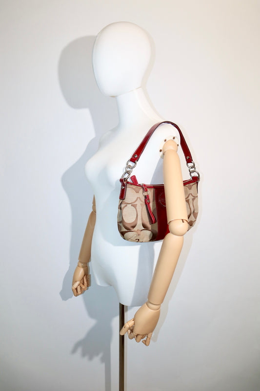 Coach 2 Way Bag in Red (style F17439)