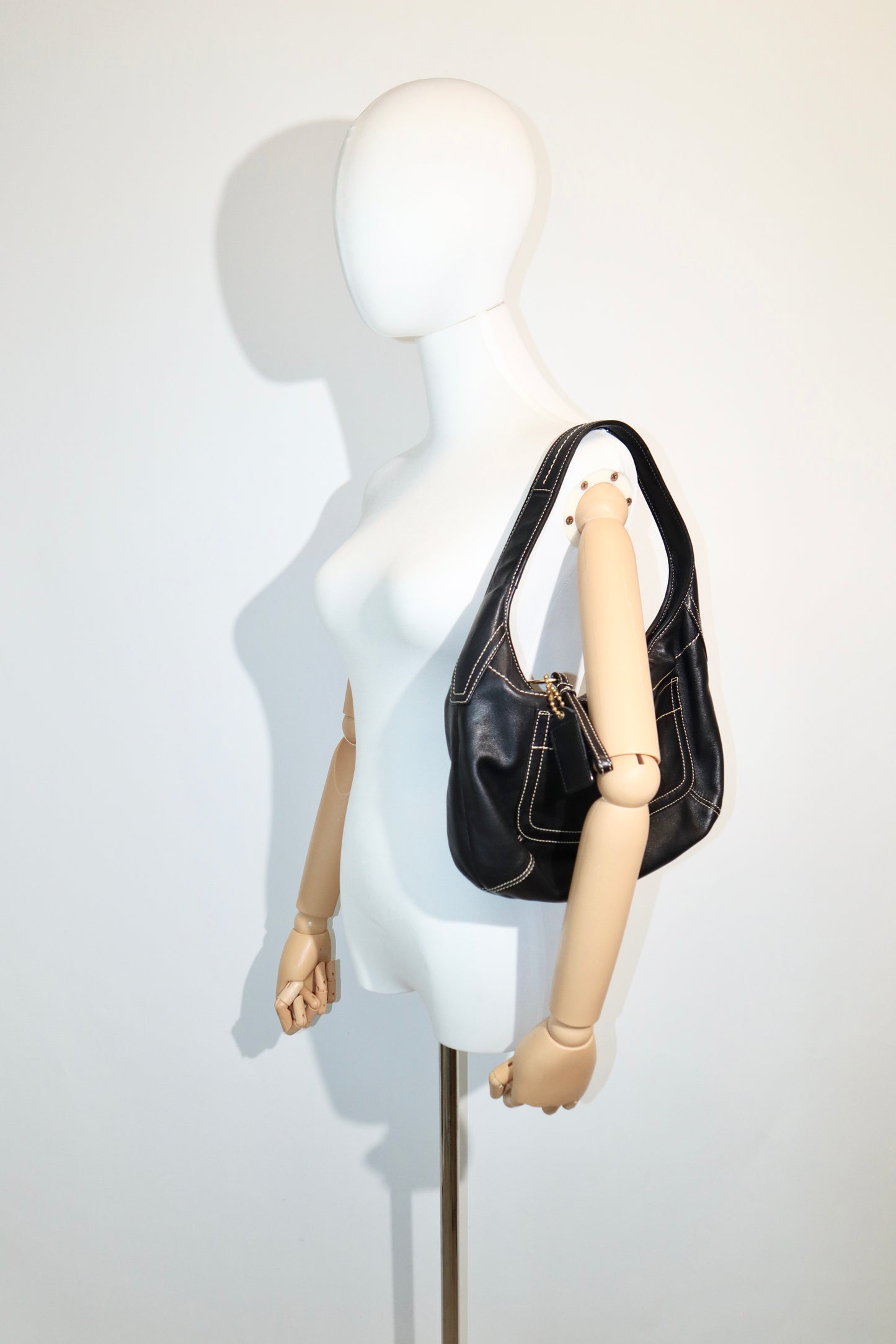 Coach Signature Ergo in with Turn-Lock in Black leather - 11283