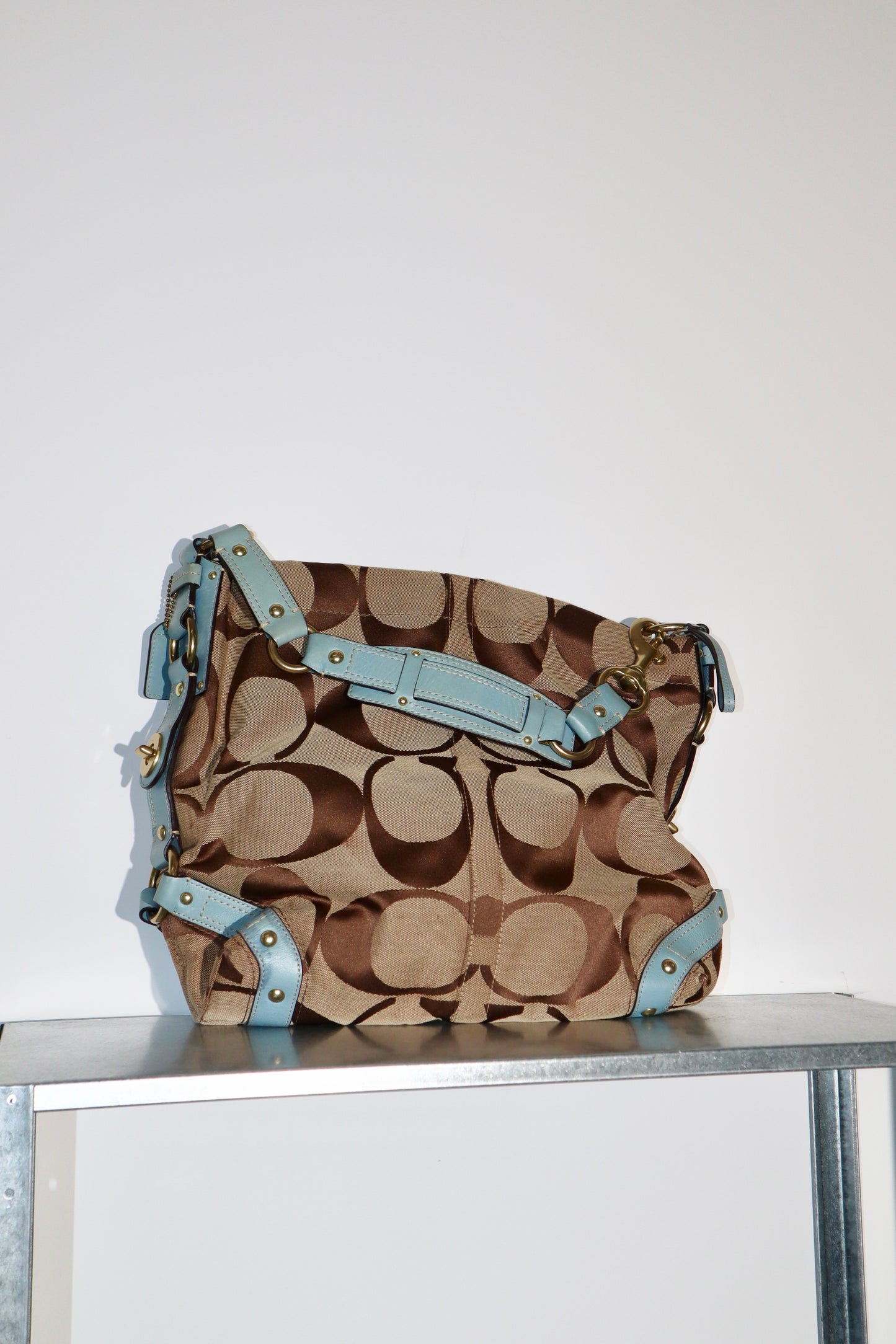 Coach Carly Hobo-Bag in Blau (Seltenheit) - 11868
