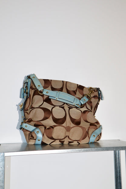Coach Carly Hobo-Bag in Blau (Seltenheit) - 11868