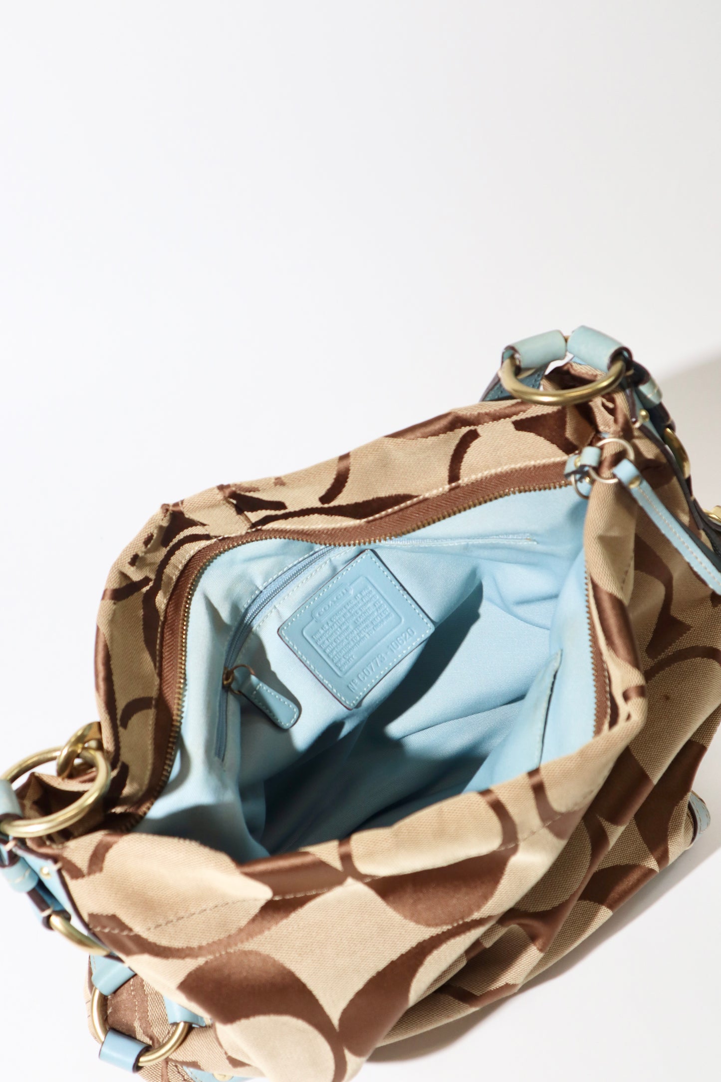 Coach Carly Hobo-Bag in Blau (Seltenheit) - 11868