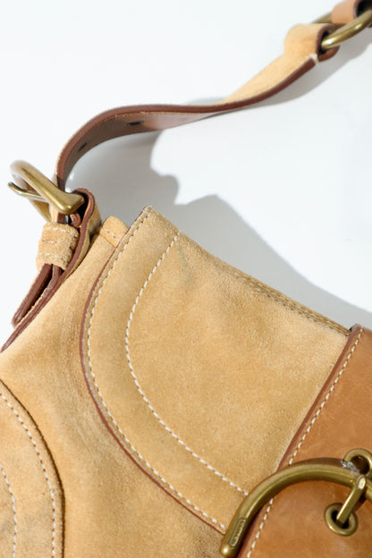 Coach Vintage 2005 Y2K Suede Soho Belt Shoulder Bag (9692)