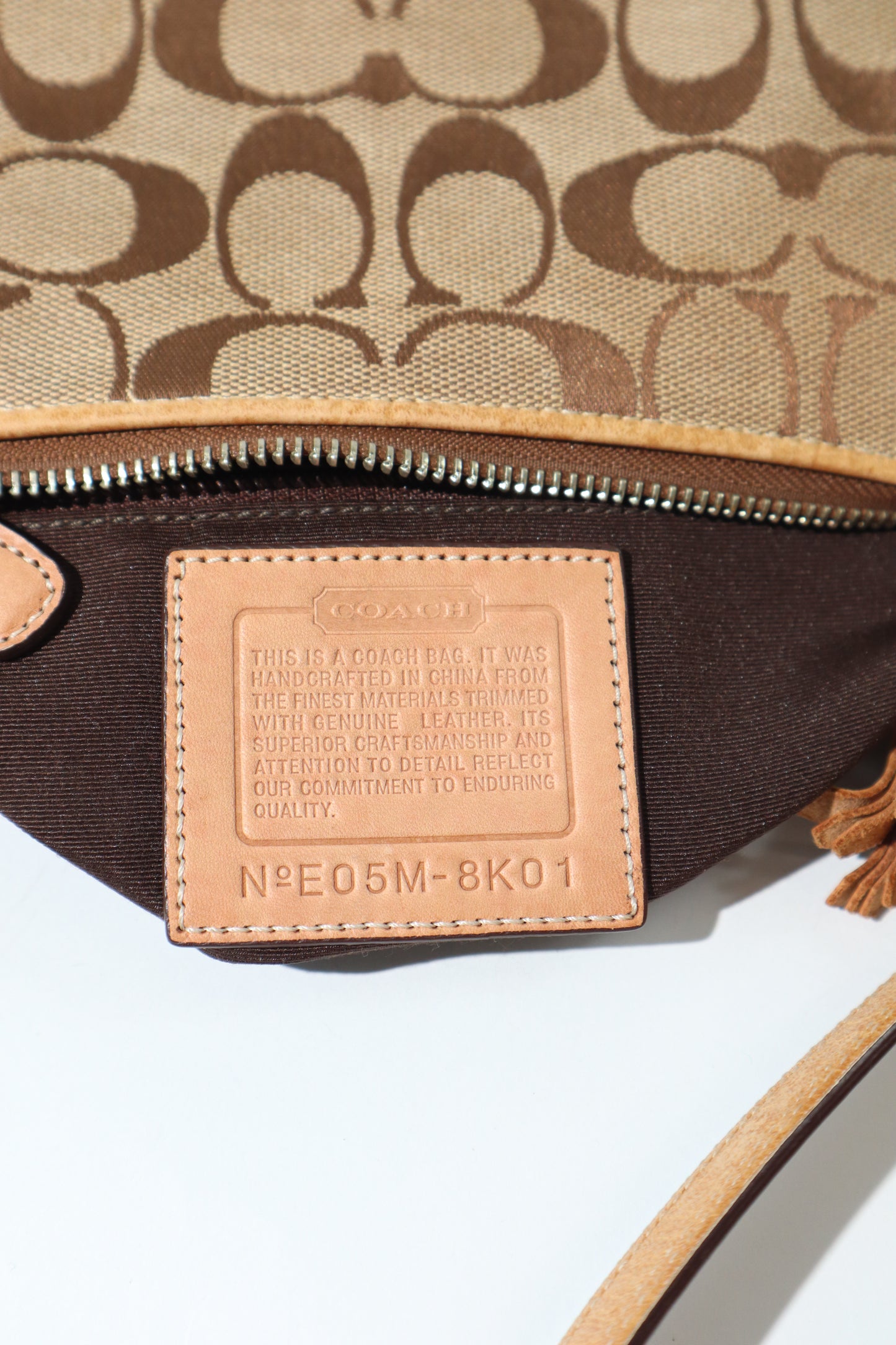 Coach Vintage 2005 Baguette Shoulder Bag in Classic Brown