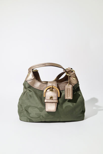 Coach Medium Soho Signature Hobo in Kirschrot (F17094)