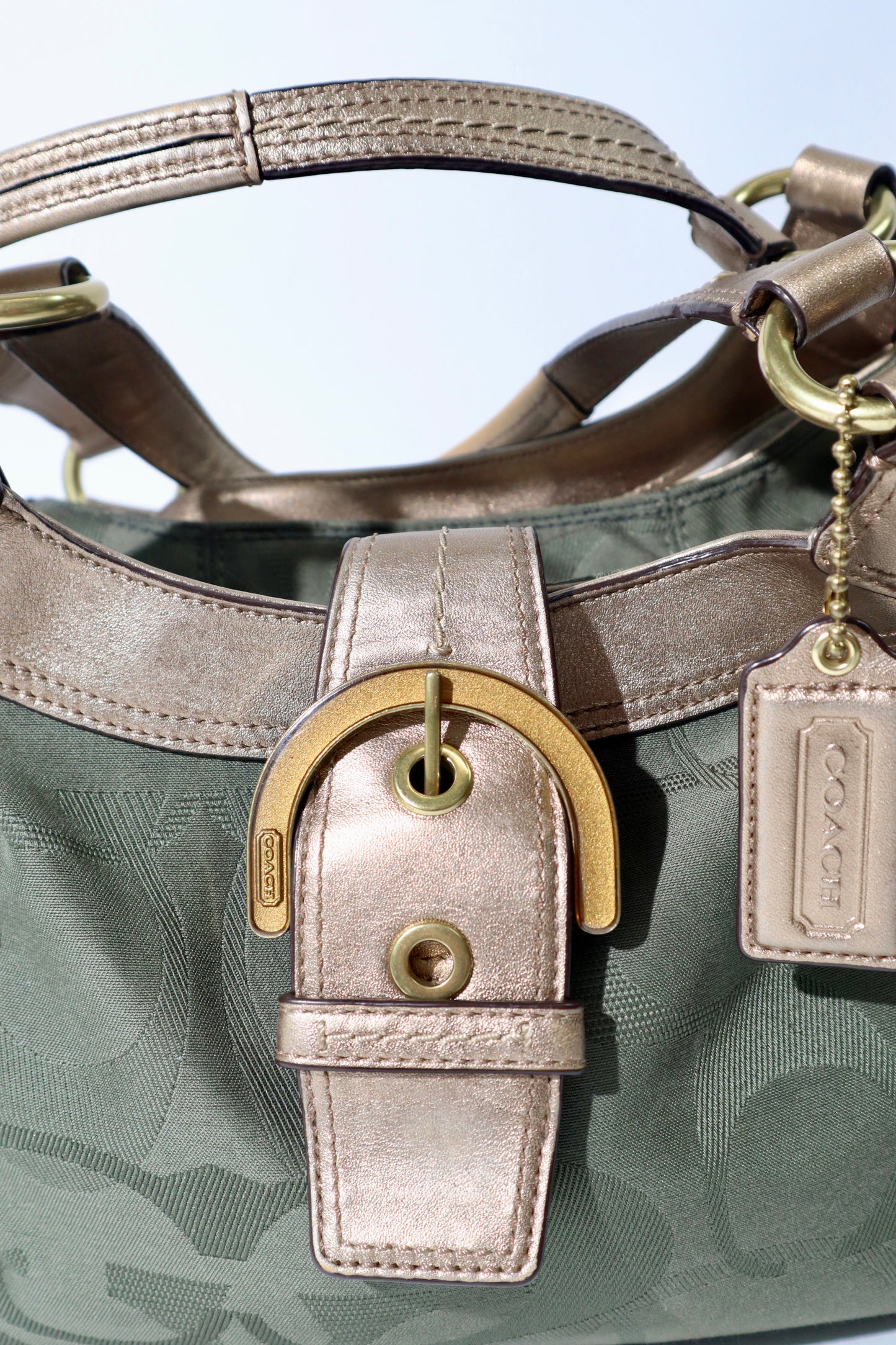 Coach Medium Soho Signature Hobo in Kirschrot (F17094)