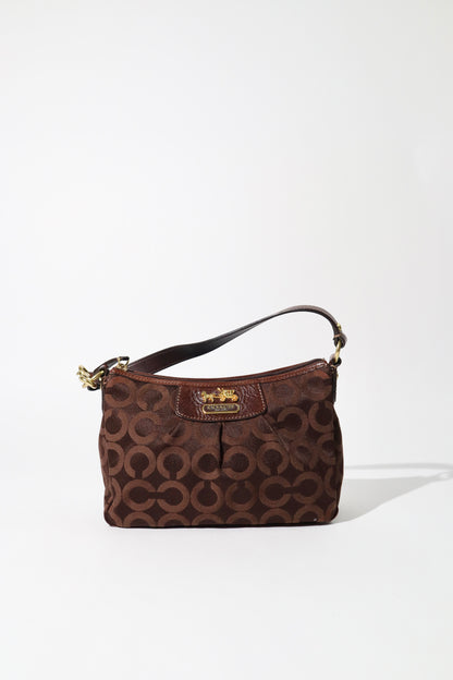 Coach Madison Mini-Schultertasche Braun