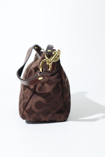 Coach Madison Mini-Schultertasche Braun