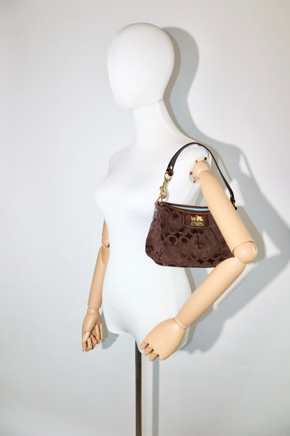 Coach Madison Mini-Schultertasche Braun