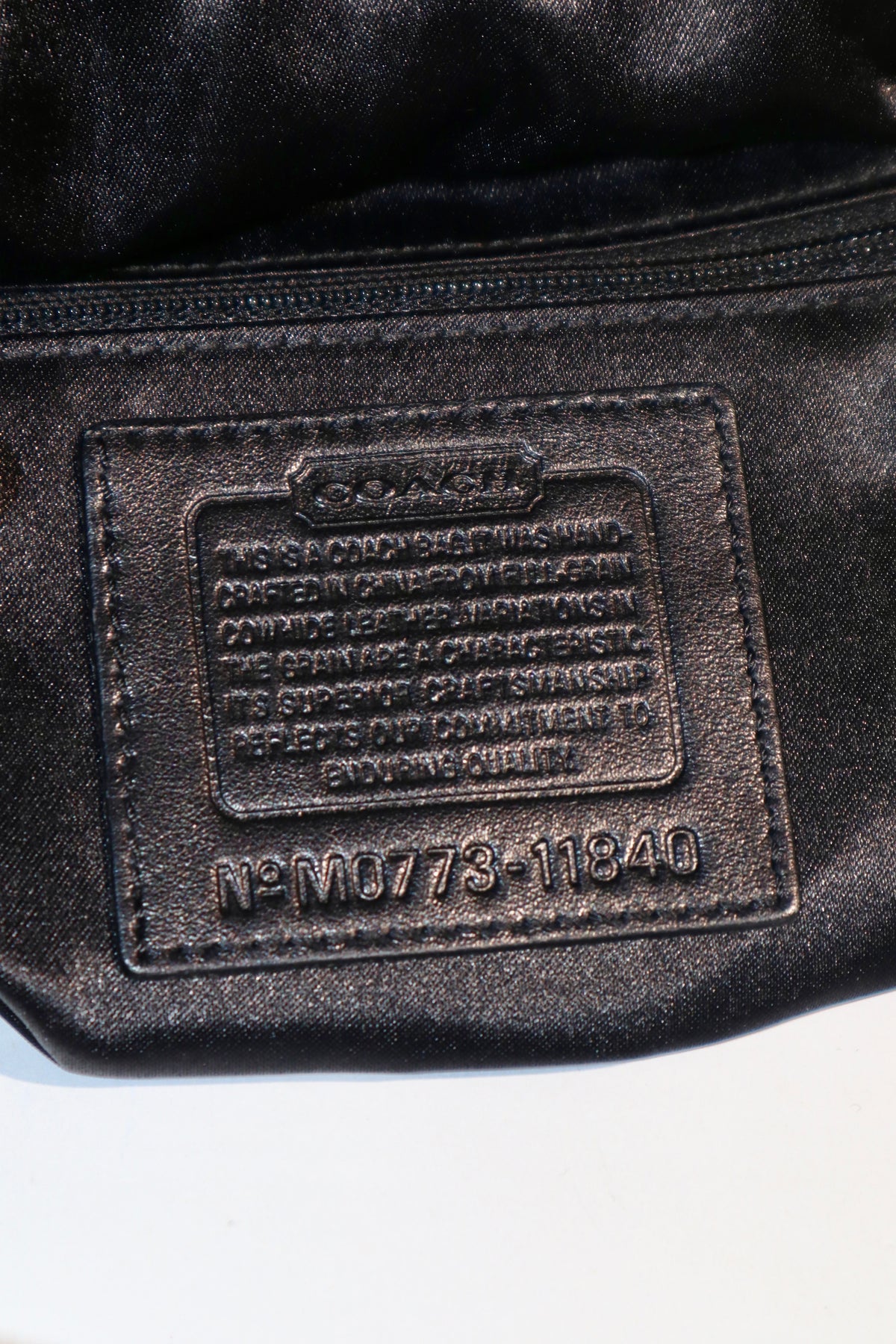 Coach Soho 2007 Black Leather Shoulder Bag – Gold Hardware