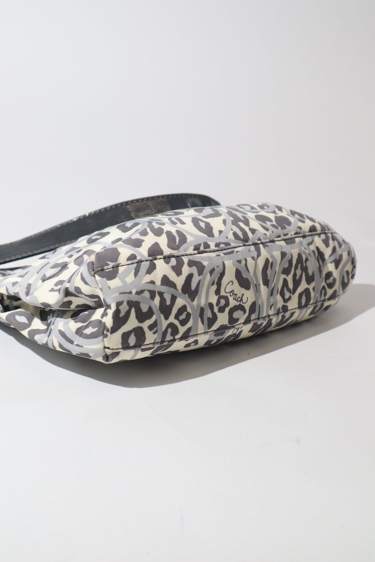 Vintage Coach 2 Way Leopard Print Shoulder Bag - (F17666) Rare Find