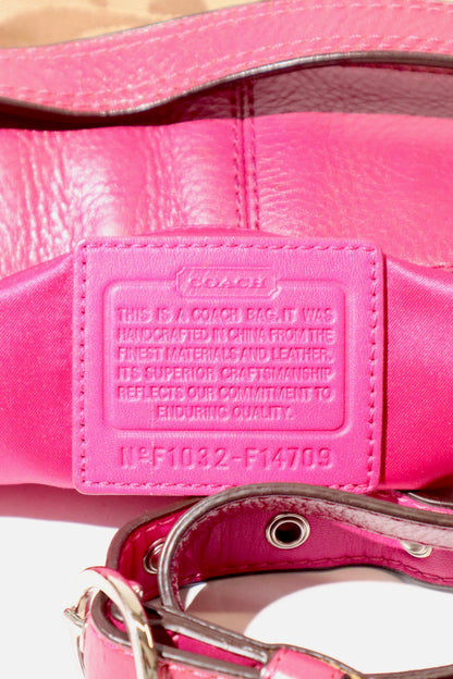 Vintage Coach Zoe Schultertasche in Braun – 12674 (Groß)