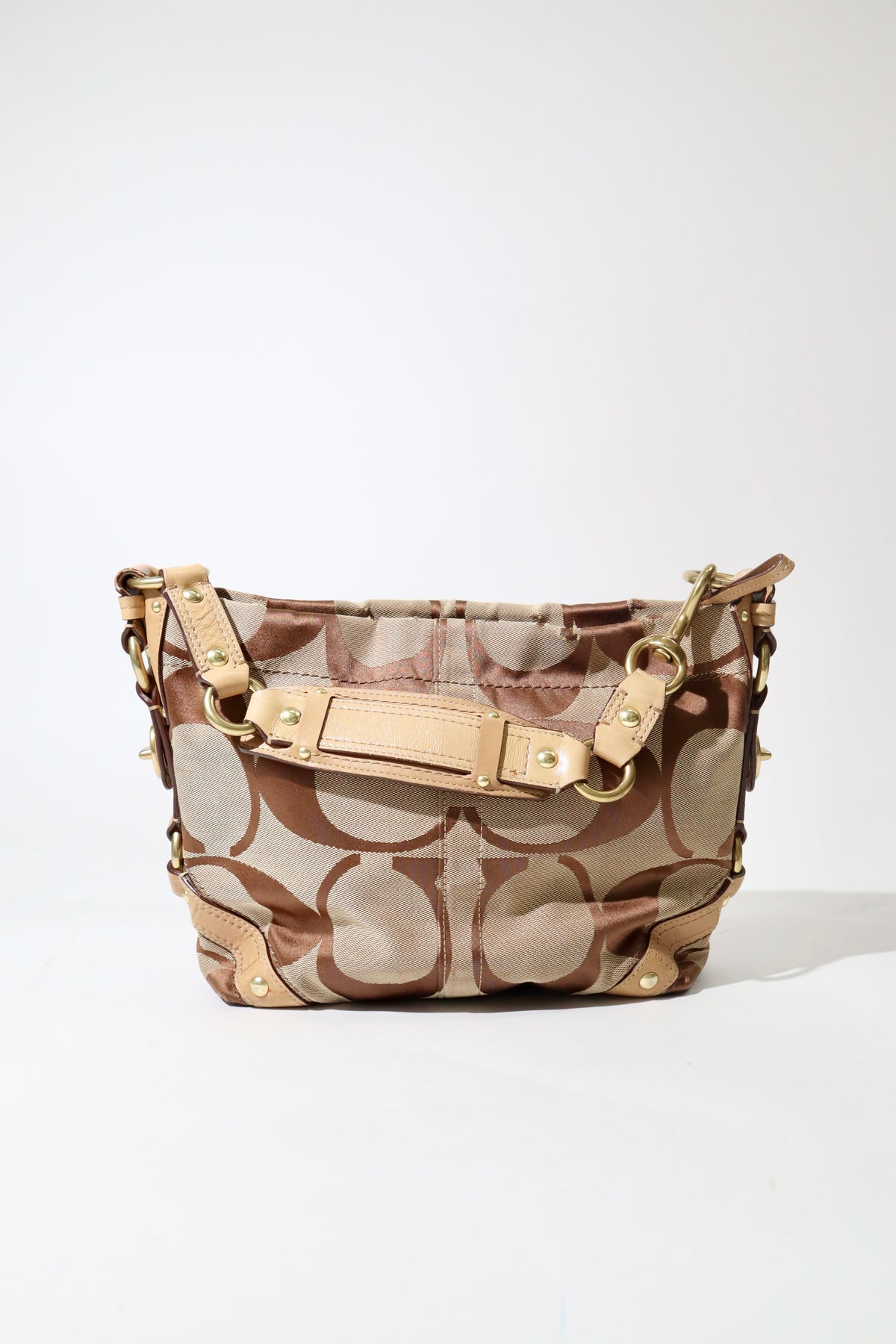 Coach Signature Mini Carly Bag mit roten Lederdetails - 1867